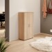 Schuhschrank >Nolana< in Sonoma-Eiche - 55x108x34cm (BxHxT)