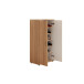 Schuhschrank >Nolana< in Sonoma-Eiche - 55x108x34cm (BxHxT)
