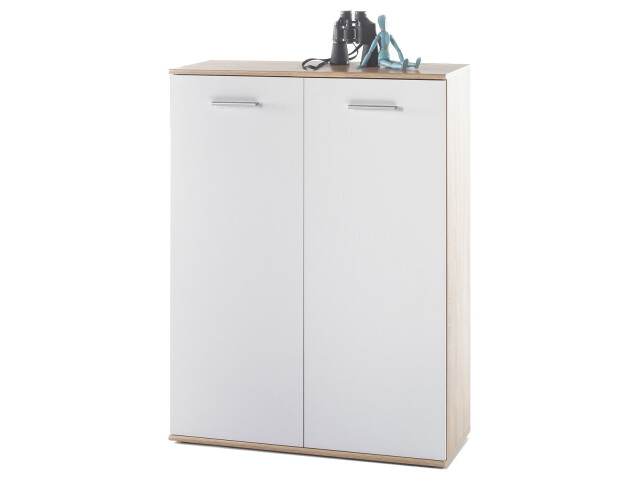 Schuhschrank >Mansfield< in Sonoma-Eiche - 90x120x36cm (BxHxT)