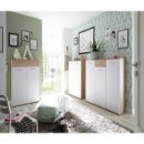Schuhschrank >Mansfield< in Sonoma-Eiche -...
