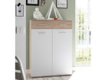 Schuhschrank >Mansfield< in Sonoma-Eiche - 90x120x36cm (BxHxT)