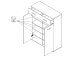 Schuhschrank >Mansfield< in Sonoma-Eiche - 90x120x36cm (BxHxT)