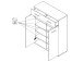 Schuhschrank >Mansfield< in Sonoma-Eiche - 90x120x36cm (BxHxT)