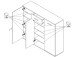 Schuhschrank >Mansfield< in Sonoma-Eiche - 136x120x36cm (BxHxT)