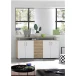 Highboard >Lyndy< in Sonoma-Eiche - 178x90x38cm (BxHxT)