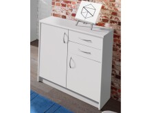 Kommode >Olli< in Weiß - 74x86x35cm (BxHxT)