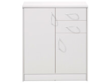 Kommode >Olli< in Weiß - 74x86x35cm (BxHxT)