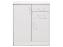 Kommode >Olli< in Weiß - 74x86x35cm (BxHxT)