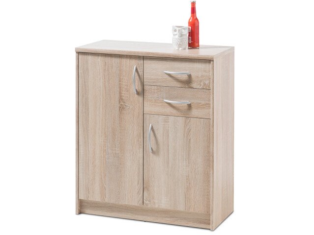 Kommode >Olli< in Sonoma-Eiche - 74x86x35cm (BxHxT)