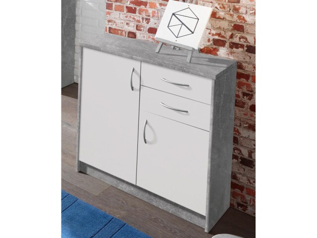 Kommode >Olli< in Beton - 74x86x35cm (BxHxT)