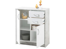 Kommode >Olli< in Beton - 74x86x35cm (BxHxT)
