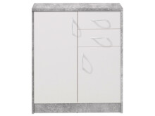Kommode >Olli< in Beton - 74x86x35cm (BxHxT)