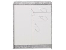Kommode >Olli< in Beton - 74x86x35cm (BxHxT)