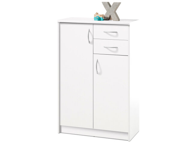 Kommode >Olli< in Weiß - 74x112x35cm (BxHxT)