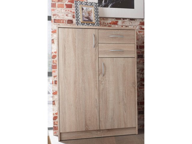 Kommode >Olli< in Sonoma-Eiche - 74x112x35cm (BxHxT)