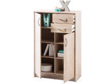 Kommode >Olli< in Sonoma-Eiche - 74x112x35cm (BxHxT)