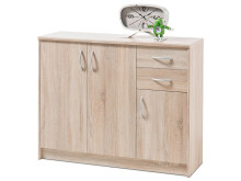 Kommode >Olli< in Sonoma-Eiche - 109x86x35cm (BxHxT)