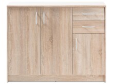 Kommode >Olli< in Sonoma-Eiche - 109x86x35cm (BxHxT)