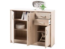 Kommode >Olli< in Sonoma-Eiche - 109x86x35cm (BxHxT)