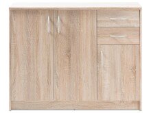 Kommode >Olli< in Sonoma-Eiche - 109x86x35cm (BxHxT)