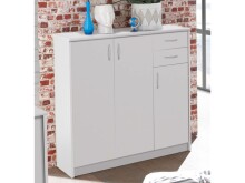 Kommode >Olli< in Weiß - 109x112x35cm (BxHxT)