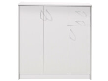 Kommode >Olli< in Weiß - 109x112x35cm (BxHxT)