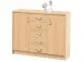 Kommode >Olli< in Buche - 109x86x35cm (BxHxT)
