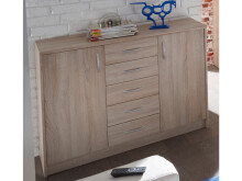 Kommode >Olli< in Sonoma-Eiche - 109x86x35cm (BxHxT)