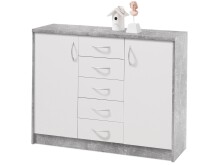 Kommode >Olli< in Beton - 109x86x35cm (BxHxT)