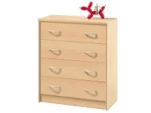 Kommode >Olli< in Buche - 74x86x35cm (BxHxT)