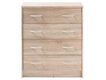 Kommode >Olli< in Sonoma-Eiche - 74x86x35cm (BxHxT)