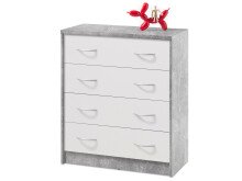 Kommode >Olli< in Beton - 74x86x35cm (BxHxT)
