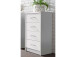 Kommode >Olli< in Weiß - 38x86x35cm (BxHxT)