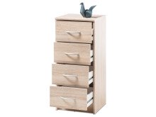 Kommode >Olli< in Sonoma-Eiche - 38x86x35cm (BxHxT)