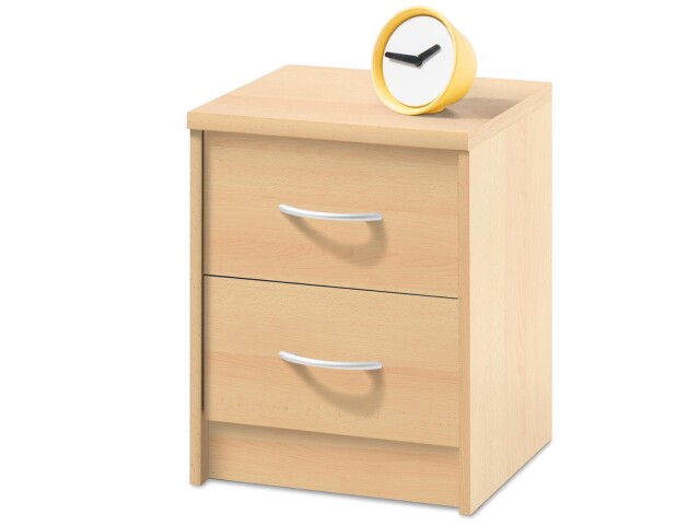 Nachtkonsole >Olli< in Buche - 38x48x35cm (BxHxT)