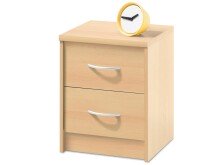 Nachtkonsole >Olli< in Buche - 38x48x35cm (BxHxT)