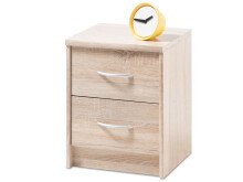 Nachtkonsole >Olli< in Sonoma-Eiche - 38x48x35cm (BxHxT)