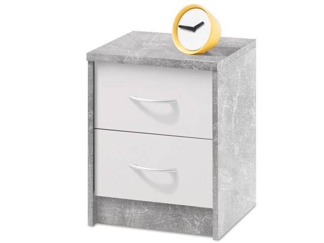 Nachtkonsole >Olli< in Beton - 38x48x35cm (BxHxT)