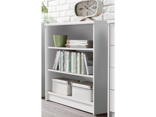 Regal >Olli< in Weiß - 72x86x34cm (BxHxT)