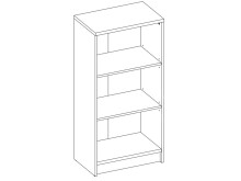 Regal >Olli< - 54x111x34cm (BxHxT)