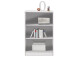 Regal >Olli< in Weiß - 72x111x34cm (BxHxT)
