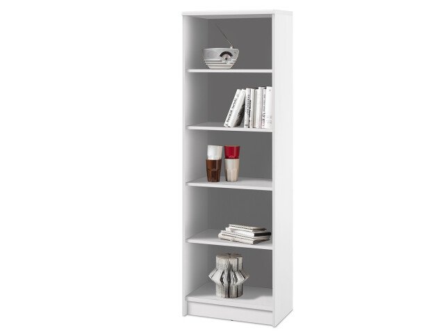 Regal >Olli< in Weiß - 54x148x34cm (BxHxT)