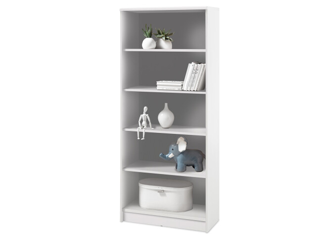 Regal >Olli< in Weiß - 72x148x34cm (BxHxT)
