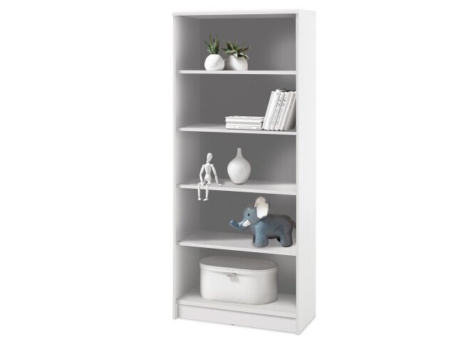 Regal >Olli< in Weiß - 72x148x34cm (BxHxT)