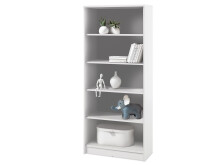 Regal >Olli< in Weiß - 72x148x34cm (BxHxT)