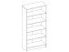 Regal >Olli< in Sonoma-Eiche - 72x148x34cm (BxHxT)