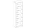 Regal >Olli< in Sonoma-Eiche - 54x198x34cm (BxHxT)