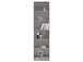 Regal >Olli< in Beton - 54x198x34cm (BxHxT)