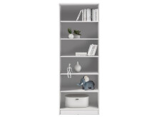 Regal >Olli< in Weiß - 72x198x34cm (BxHxT)