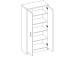 Aktenschrank >Olli< in Weiß - 72x148x35cm (BxHxT)
